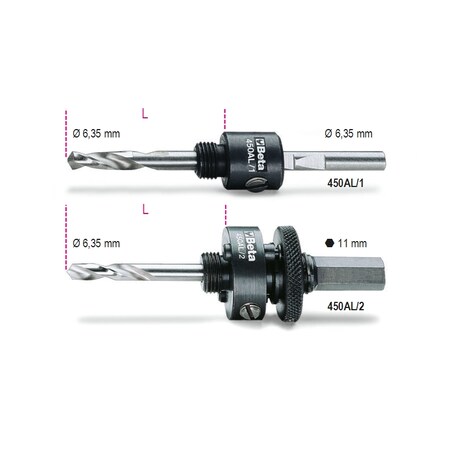 Beta Arbor for Holesaw, 16-30mm 4500210